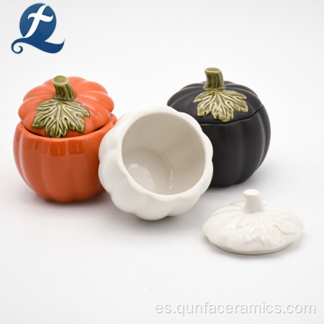 Venta al por mayor Pumpkin Lantern Ceramic Ramekin